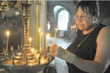 Sandy Ferguson in Russia